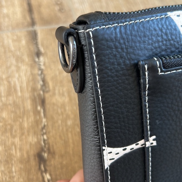 COACH Disney Mickey Mouse X Keith Haring Holden Crossbody Black Chalk Multi - Picture 8 of 10